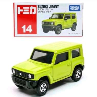 TOMICA SUZUKI JIMNY HIJAU NEON #14 TAKARA TOMY DIECAST MOBIL JIP MOTUBA JADUL VINTAGE KENANGAN TOY T