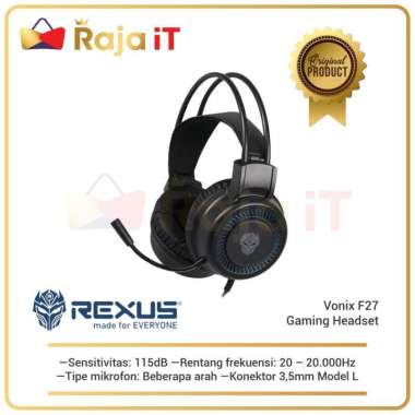 Rexus Vonix F27 Headset Gaming Over-ear