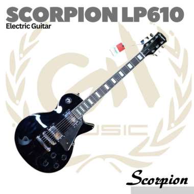 Scorpion LP610 Electric Guitar | Gitar Listrik Elektrik Les Paul black