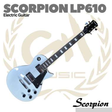 Scorpion LP610 Electric Guitar | Gitar Listrik Elektrik Les Paul white