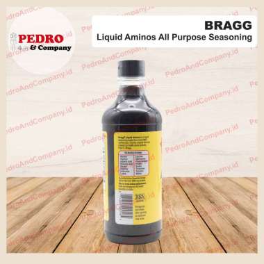 Bragg liquid aminos 473 ml - soy protein seasoning saus kedelai serbag