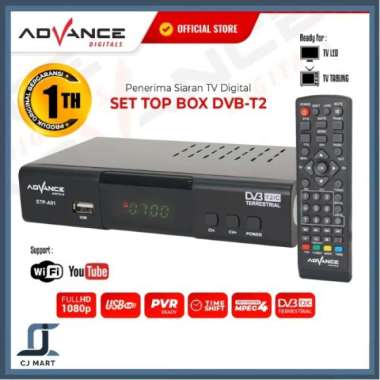 Advance STB Set Top Box TV Digital Receiver Penerima Siaran Full HD - STB ADVANCE STB ADVANCE