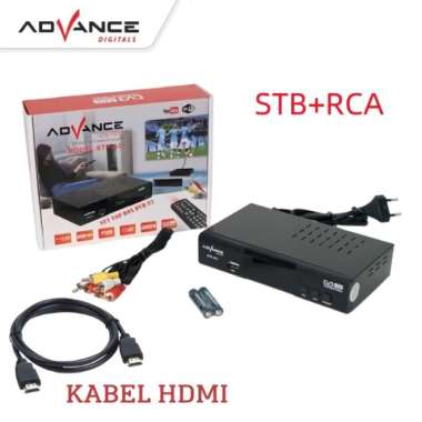 Advance STB Set Top Box TV Digital Receiver Penerima Siaran Full HD - STB ADVANCE STB+HDMI