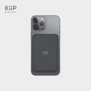 KiiP EW52 PowerBank Wireless Magnetic Magsafe 10000mAh Type-C 20W Hitam