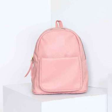 Tas Ransel Mini Ransel Kulit Ransel Wanita PRSK1 PINK SHERBET