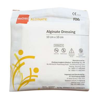 Modres Alginate Dressing / Penyerap Eksudat dan Perdarahan Luka / Balutan Modern