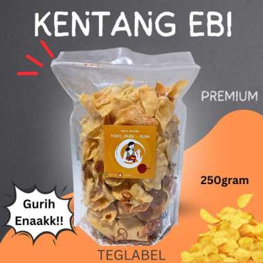 Keripik Kripik Kentang Ebi Bawang Goreng 250 gram