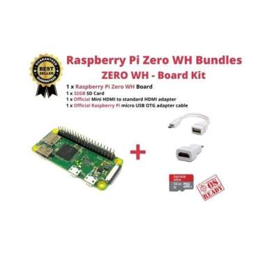 Raspberry Pi Zero WH (Pre-soldered with headers) Bundles Board Kit