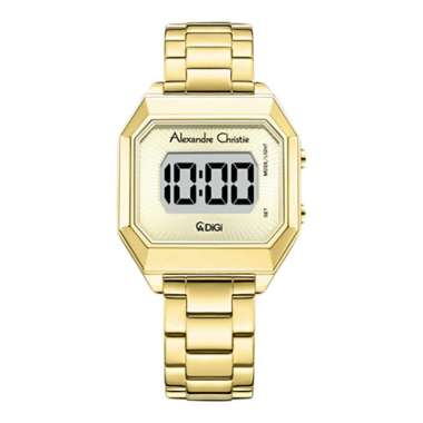 Jam Tangan Digital Wanita Alexander Christie AC 9395 Rantai Anti Air original 100% Terbaru Branded k