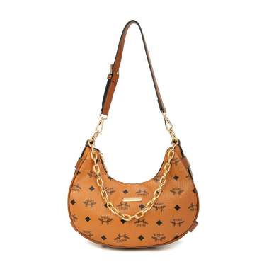 Tas Selempang Moon Bag Import Medium Sling Bag Kulit Shoulder Bag Monogram Kerja Elegant MUltifungsi