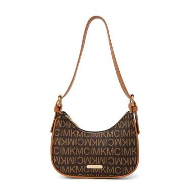 Tas Selempang Moon Bag Import Medium Sling Bag Kulit Shoulder Bag Monogram Kerja Elegant MUltifungsi