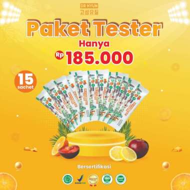 [FREE GOLD!] DR HYUN Fiber Minuman Serat Korea Rasa Jeju Orange Slimming Detox Diet Sugar Free HALAL