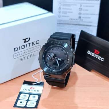 Jam Tangan Pria Digitec DAS-2119T Digitec DAS 2119T Full Black Original & Garansi