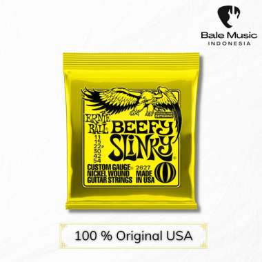 Senar Gitar Elektrik Ernie Ball 2627 Beefy Slinky 11-54 Original USA