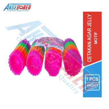 Aksesoren Cetakan Agar-agar Motif 1 Lusin / Wadah Cetakan Jelly Kue Karakter 12 Pcs / Pencetak Pudin