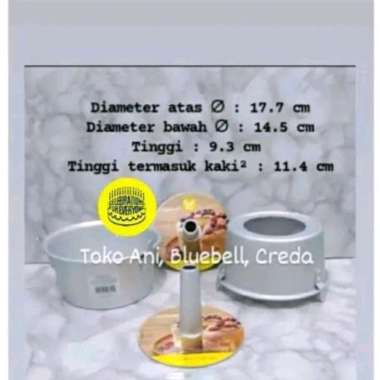 Wilton Aluminum Anggel Food Pan / Loyang Chiffon Cake ∅ 7 Inch, H ∅ 4.5 Inch , ∅ 17.7 cm, H 11.4 cm 