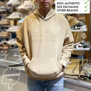 Essentials SS23 Sand Hoodie Fear of God FOG Original