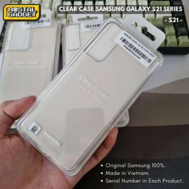 Clear Case Casing Samsung Galaxy S21 S21+ Plus S21 Ultra 5G Original SAMSUNG S21