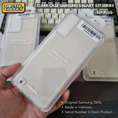 Clear Case Casing Samsung Galaxy S21 S21+ Plus S21 Ultra 5G Original SAMSUNG S21+