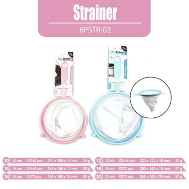 Saringan Strainer Penyaring Bahan Kain Catalina BPSTR 02/12