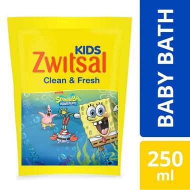Zwitsal kids buble bath blue Refill 250ml/sabun mandi cair anak 250 ml