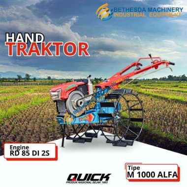 Quick Traktor Sawah Alfa M1000 Mesin Engine Diesel 8.5 HP Kubota