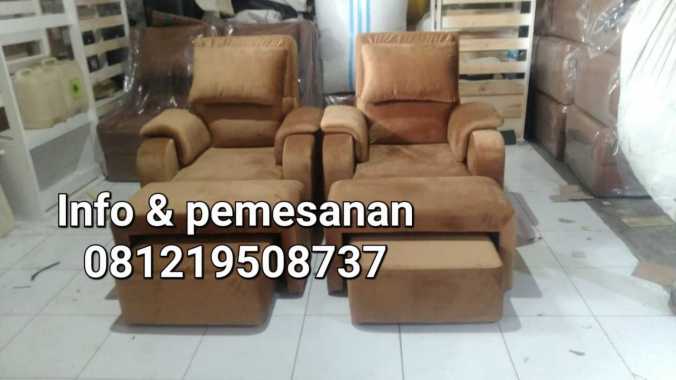 Produksi Kursi sofa refleksi kulit bludru caramel/sofa pijat terapis model terbaru!!!