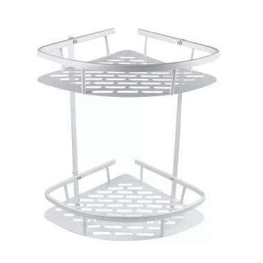 Rak Sudut Segitiga Kamar Mandi - Rak Sabun Rak Sampo Segitiga Sudut Rak Sudut Segitiga