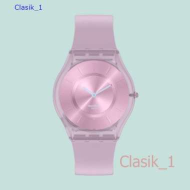Original 100%!! Jam Tangan Wanita SWATCH Skin SS08V100 SWEET PINK Garansi Resmi 2 Tahun