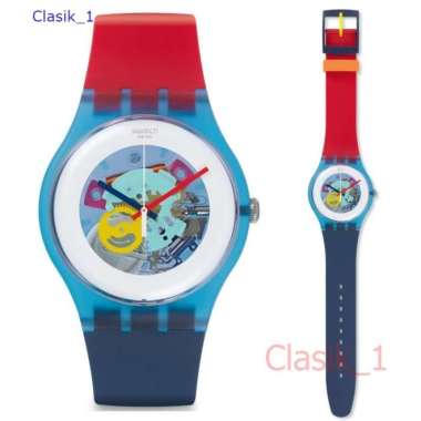 Original 100%!! SWATCH SUOS101 Jam Tangan Unisex Color my Lacquered Garansi Resmi 2 Tahun