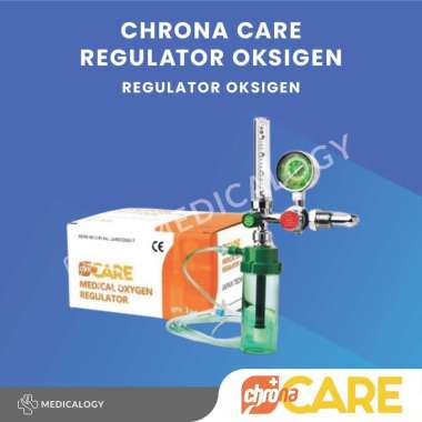 Regulator Oksigen Chrona Care / Manometer / Alat Ukur Tekanan Oksigen