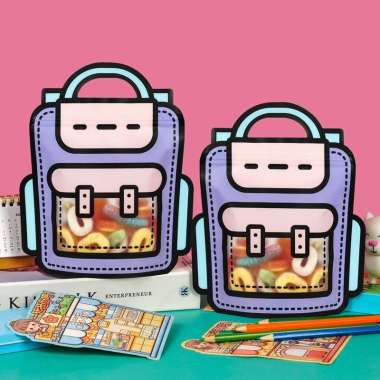 aiGooTan - GOODIE BAG 3D BACKPACK - Tas Souvenir Ultah Ulang Tahun Ransel Bag Anak Kado Hampers Lucu