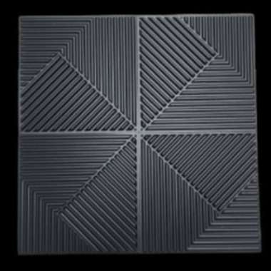 Wallpanel 3D PVC Premium Dekorasi Dinding Ruangan Wall Panel Tempel WL30-1 HITAM