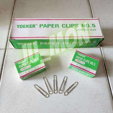 Trigonal Clip/ Paper Clip/ Klip Kertas Jumbo No. 5