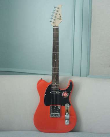 JS Guitars JS TL-2 Munsell Series Light Orange Electric Guitar