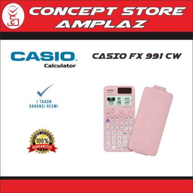 Kalkulator Casio ClassWiz Model Scientific Calculator FX-991CW . FX 991 CW Resmi Pink