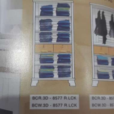 Lemari BCW Hilux BCW.3D 8577 R LCK 8577.R.LCK Rak Napolly Napoly