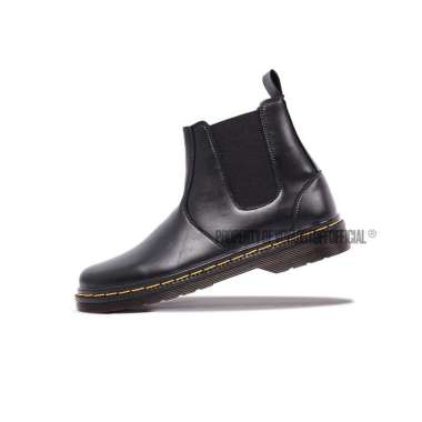 Verish - Xavior Sepatu Boots Pria Hitam 43 Black O 02