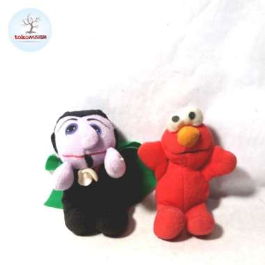 Boneka Count Dracula Vampire Elmo Mcd Muppet Sesame Street Doll Toys