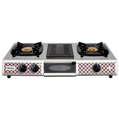 RINNAI Kompor Gas 2 Tungku Griller RI-514A