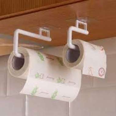 TEMPAT TISU GULUNG TEMPEL / GANTUNGAN TISU ROLL / GANTUNGAN KAIN DAPUR / TISSUE HOLDER