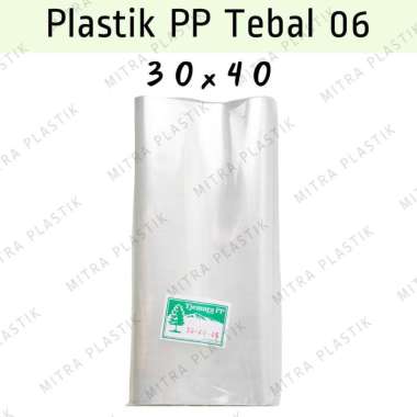 Plastik PP 30x40 Tebal 06 Kantong Plastik Snack Keripik Tebal Bening Transparan Murah