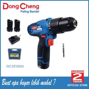 DONGCHENG BOR BATERAI CORDLESS IMPACT DRILL TEMBOK 12 V DCJZ1202i