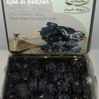 Kurma Ajwa Aliyah/Kurma Ajwa Premium Kaleng 1kg