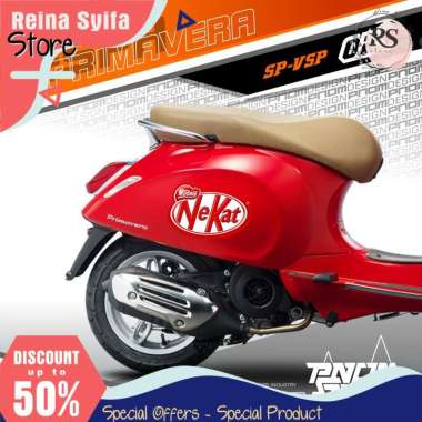 Cutting Stiker Striping Scoopy / Vespa Modal Nekat SP VSP P020 Hologram