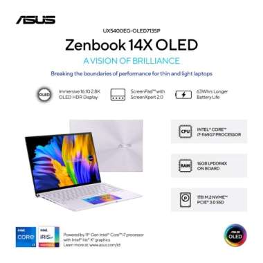 ASUS ZenBook 14X OLED UX5400EG-OLED713SP - Lilac Mist