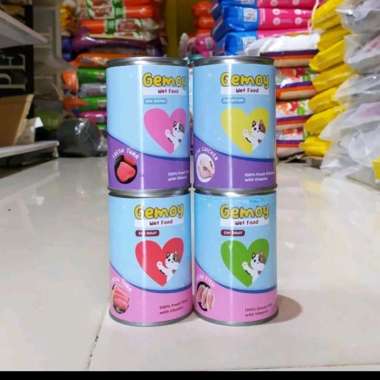 Gemoy cat wet food 400gr kaleng makanan kucing adult tuna