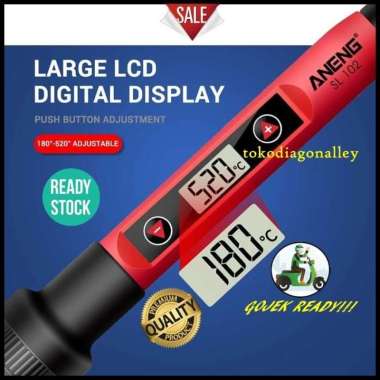 Solder LCD Display 60 Watt Solder Digital Adjustable Suhu Bisa Diatur