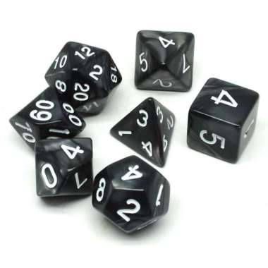 Dadu Dungeons & Dragons Polyhedral Board Game Dice Set Gameboard Board Anak Sequence Papan Gameboy I