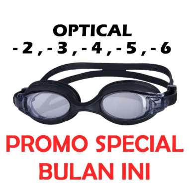 Promo Spesial Whiz Swim Goggles Kacamata Renang Optical WKC-3001 -2 Black